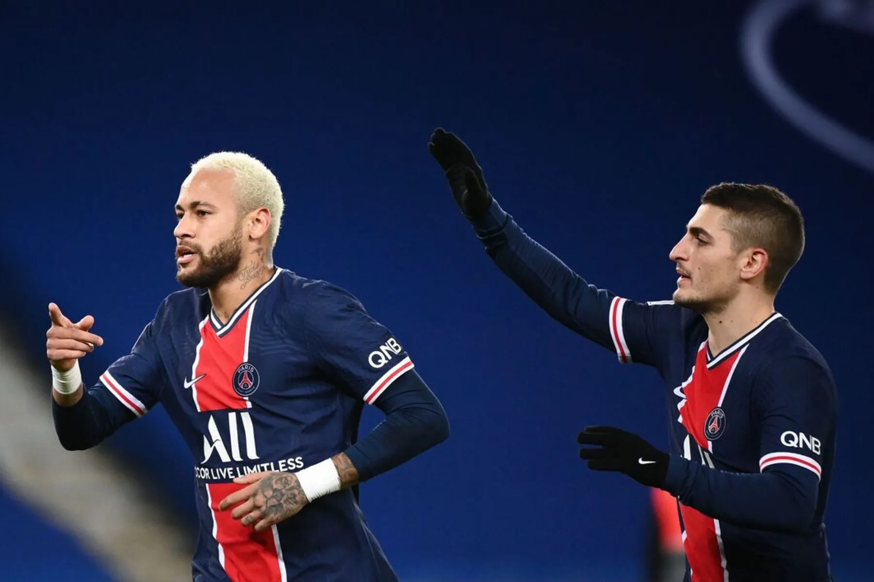 Neymar e Verrati voltam a treinar com o elenco do PSG - Foto: PSG Talk