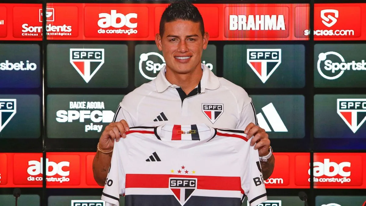 James Rodriguez estreia domingo pelo São Paulo - Foto: Estadão