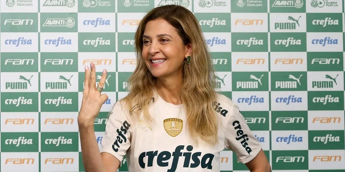 Leila Pereira presidente do Palmeiras