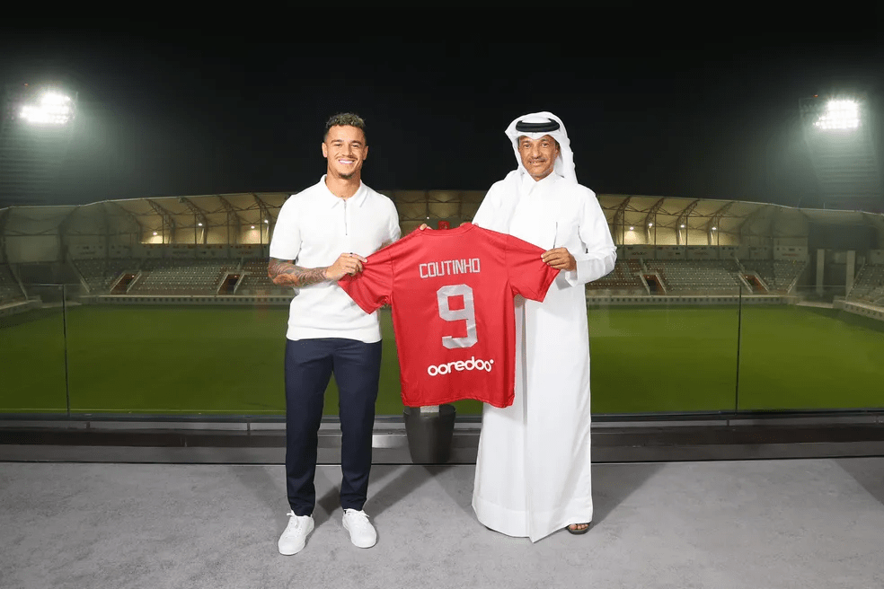 Philippe Coutinho é anunciado como reforço de clube do Catar