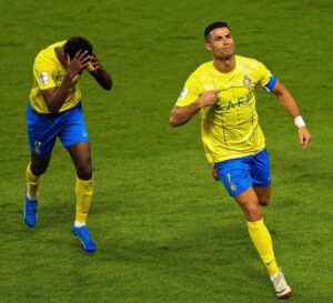 Cristiano Ronaldo Al Nassr dois gols