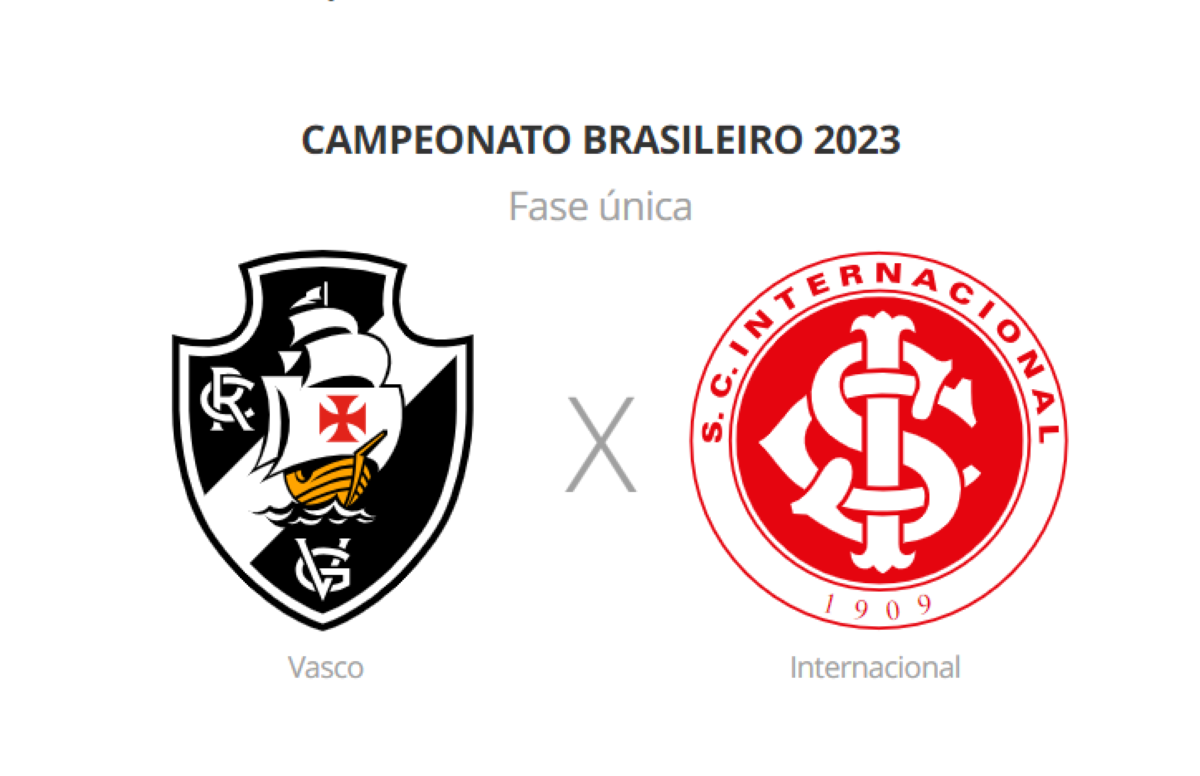 VASCO x Internacional: Saiba onde assistir, escalações, horário e arbitragem