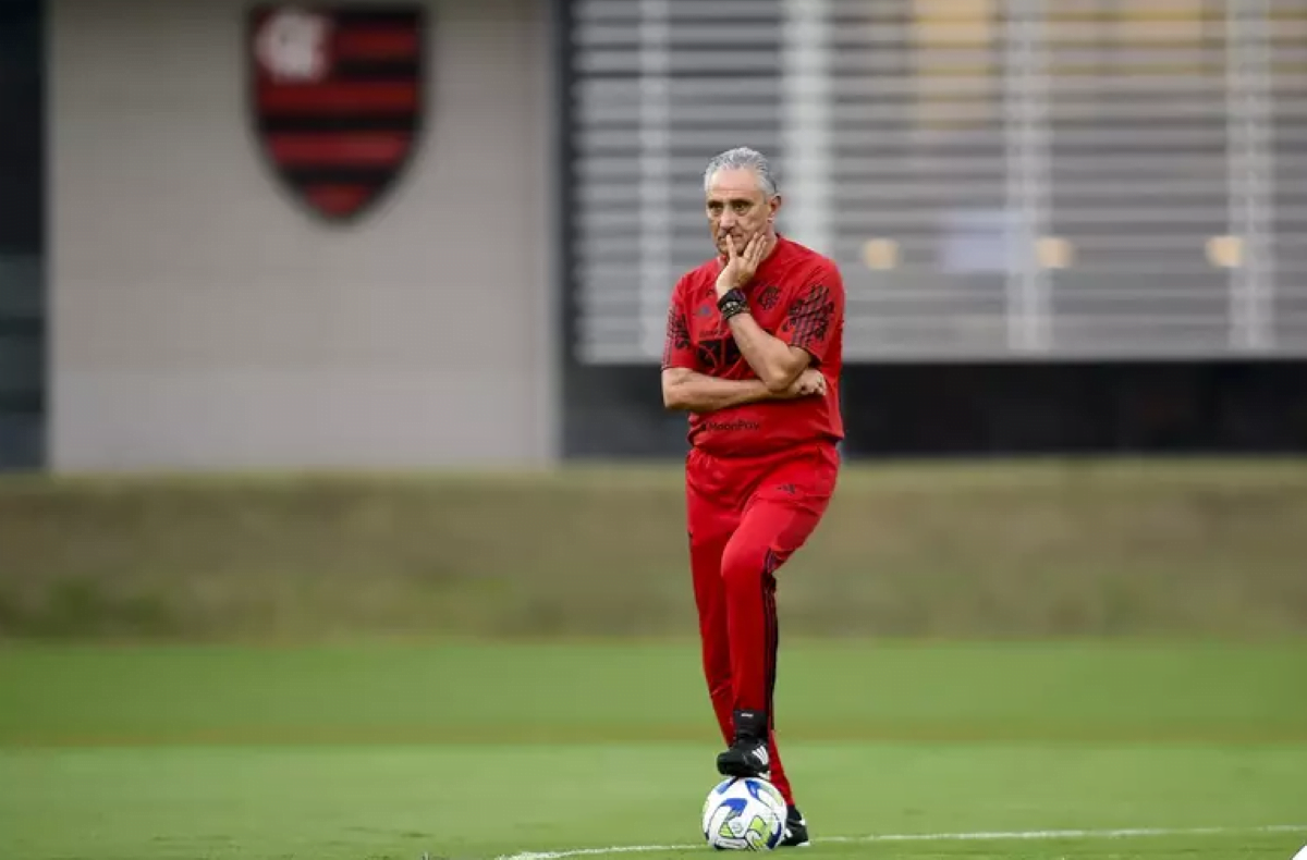 Tite foca na preparação do Flamengo antes da partida decisiva contra o Santos