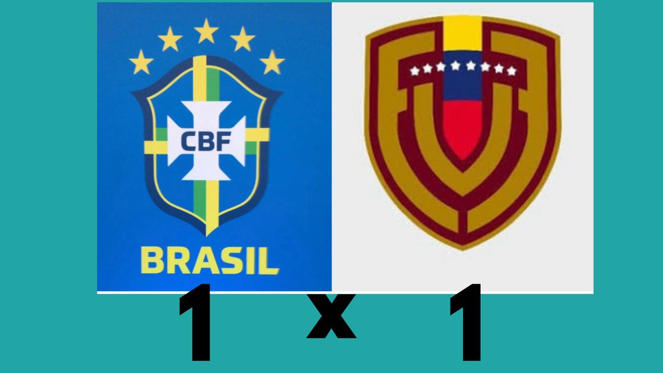 1 X 1: Brasil empata com a Venezuela