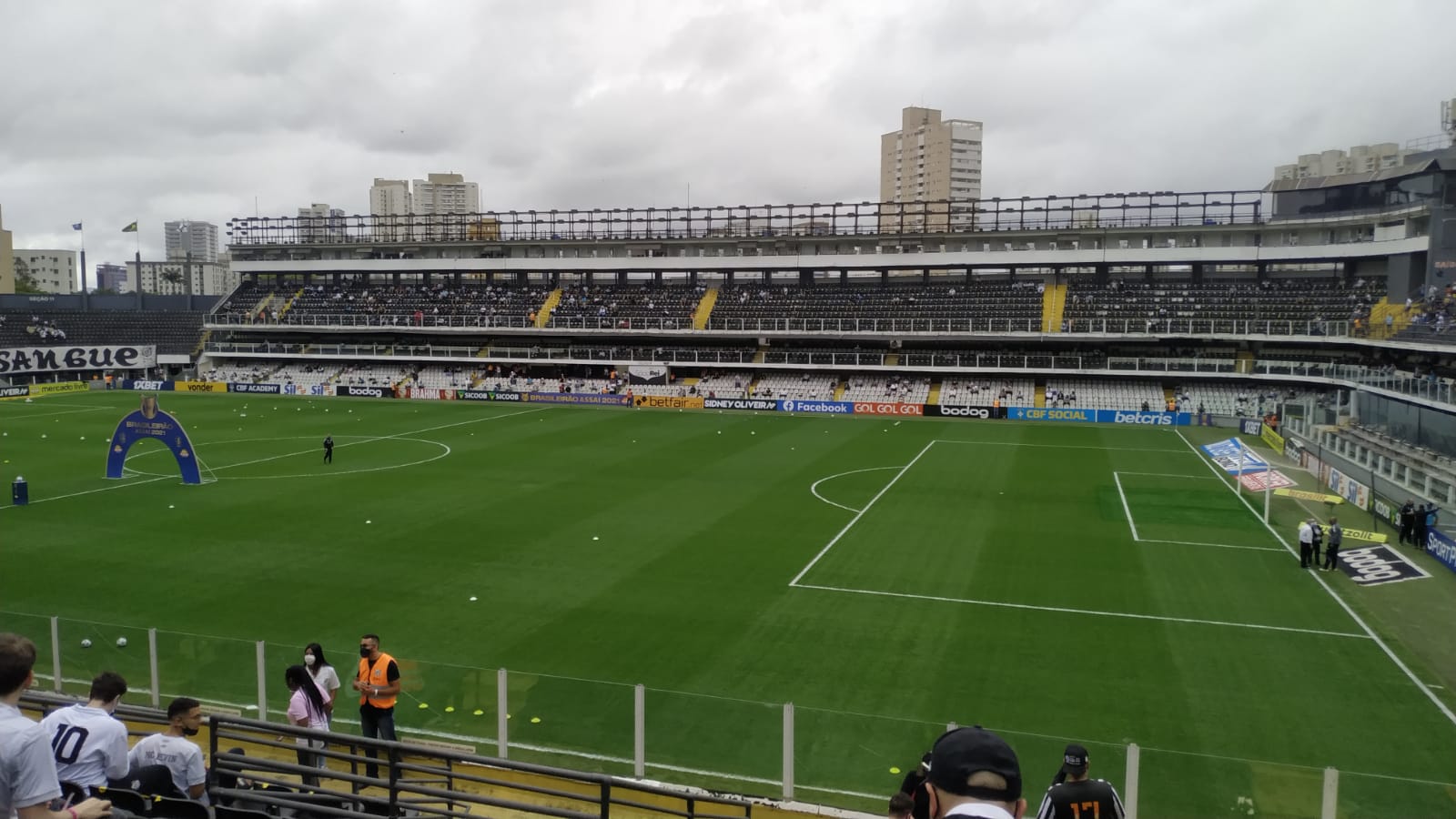 São Paulo x Bragantino na Vila Belmiro