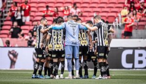 Santos na zona de rebaixamento