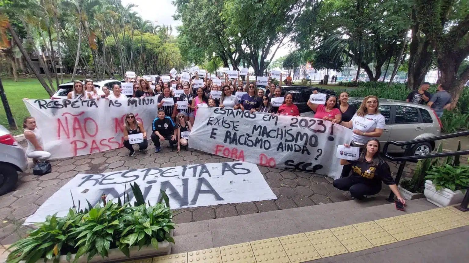 Protesto do Corinthians