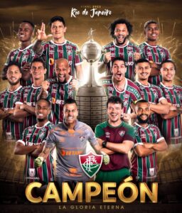 Fluminense levanta a inédita taça da Libertadores