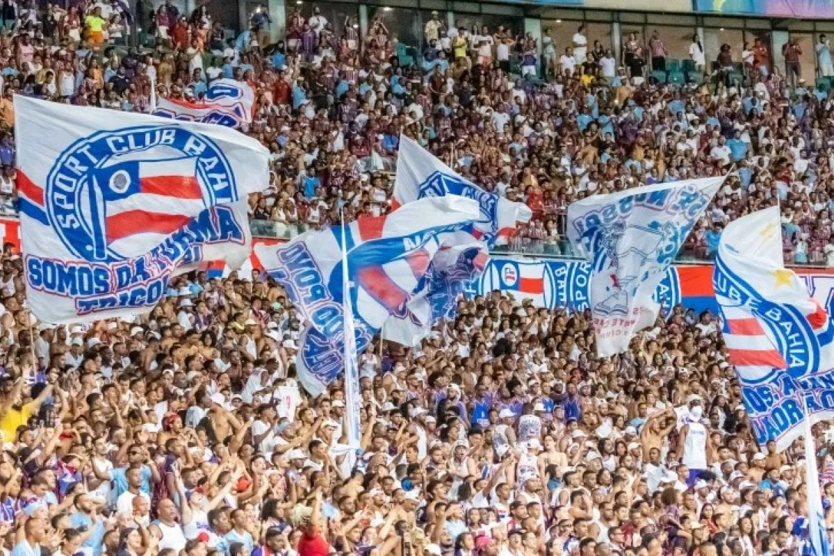 Torcedores do Bahia na Fonte Nova