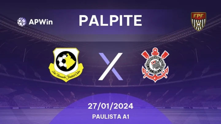Palpite São Bernardo x Corinthians