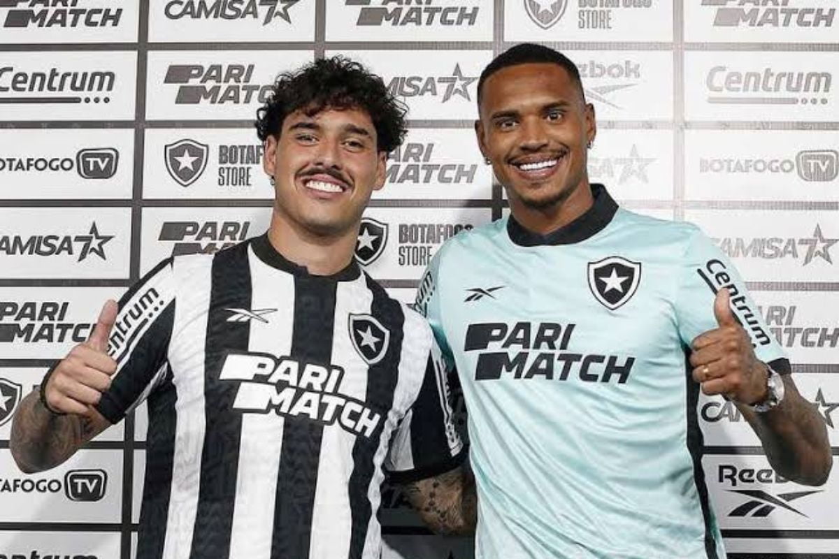 Lucas Halter é apresentado no Botafogo Foto: Reprodução