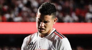 James Rodríguez mantém rotina de treinos no São Pau