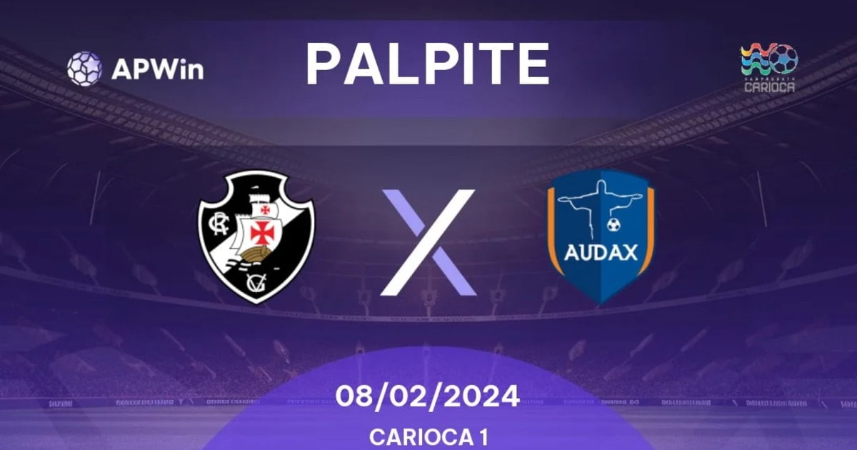 Palpite Vasco x Audax Rio
