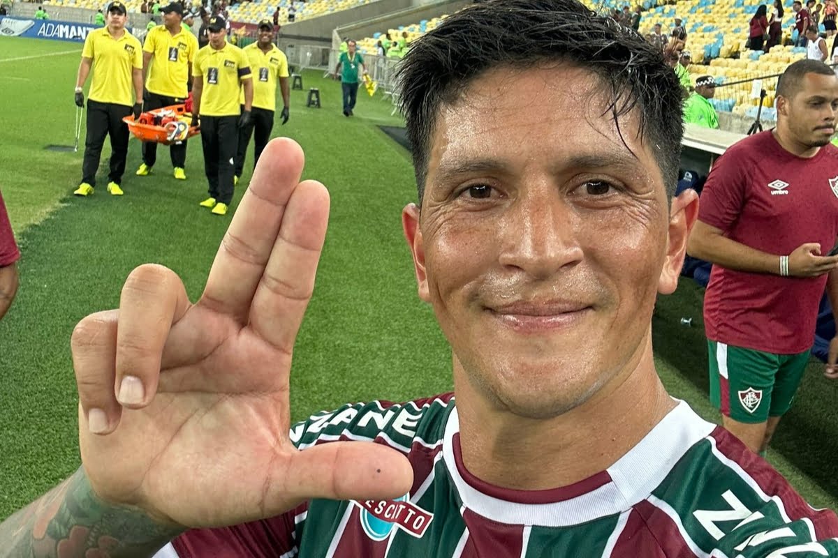 Cano garantiu a Vitória do Fluminense Foto: Reprodução