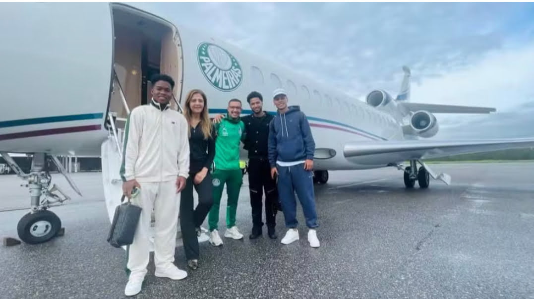 Palmeiras avião