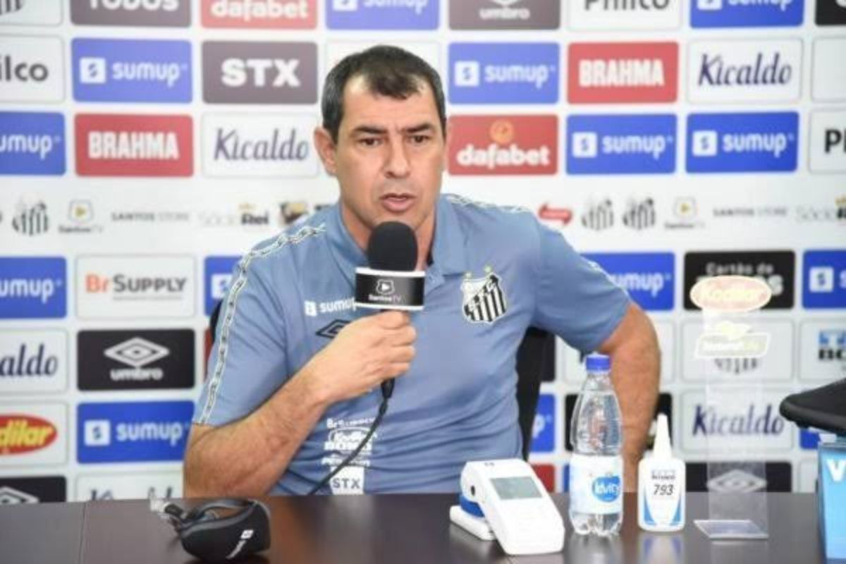 Carille fala sobre objetivo do Santos no Paulistão Foto: Reprodução