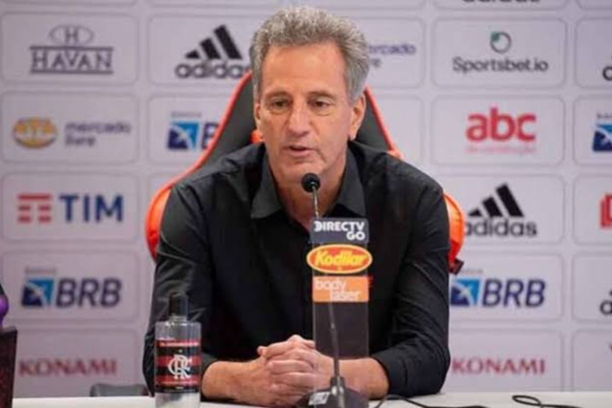 Rodolfo Landim fala sobre estádio do Flamengo Foto: Reprodução