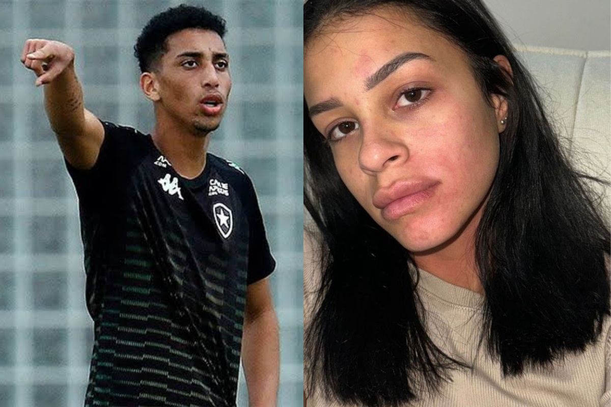 Meia do Botafogo acusado de agressão Foto: Reprodução