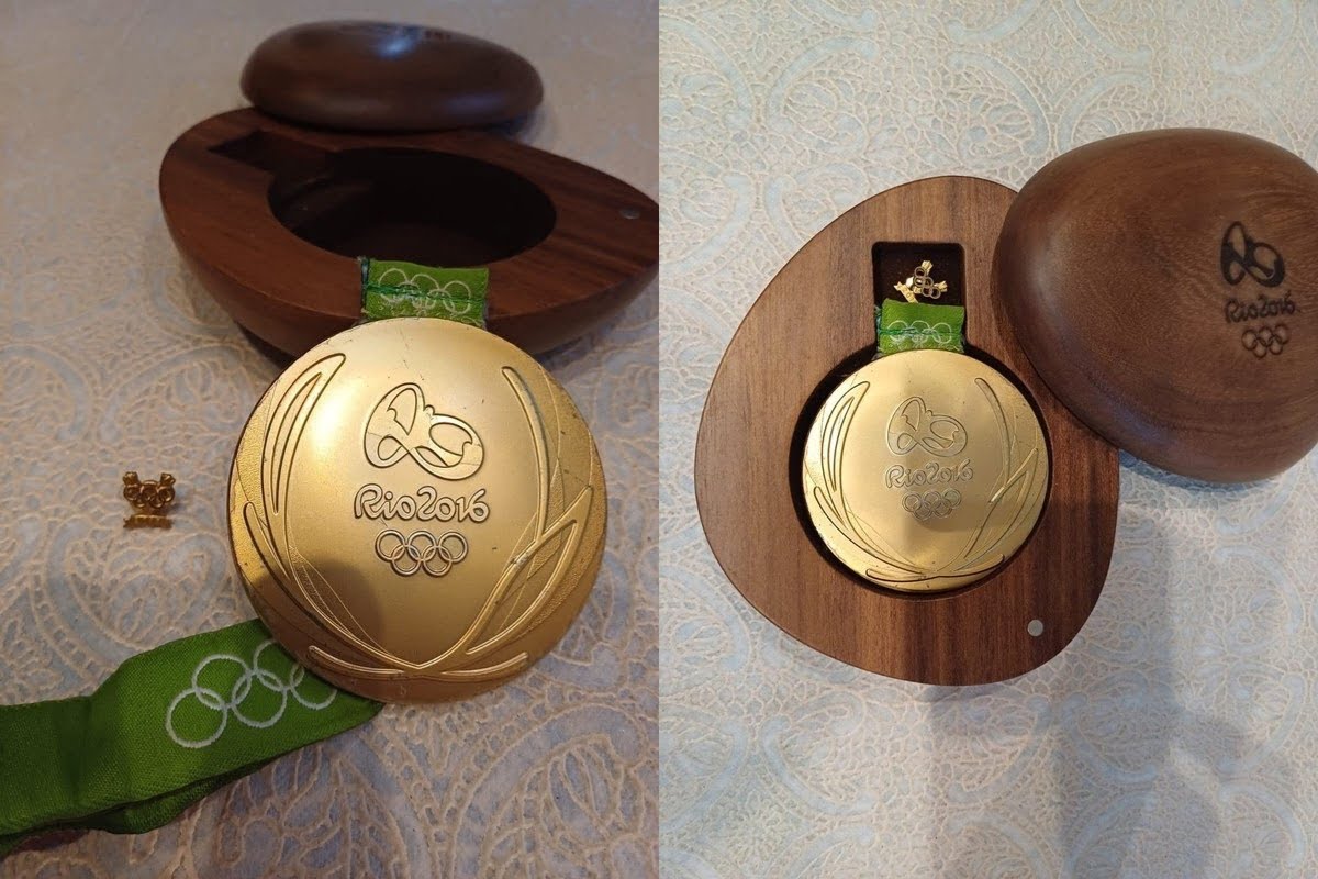Medalha de ouro das Olimpíadas Rio 2016 é posta a venda Foto: Reprodução