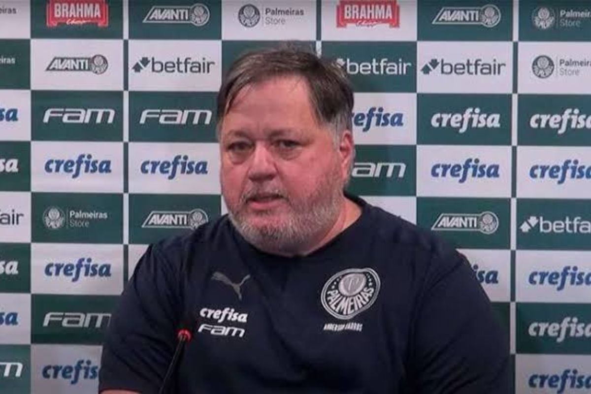 Diretor de futebol do Palmeiras é contra paralisação do Brasileirão Foto: Reprodução