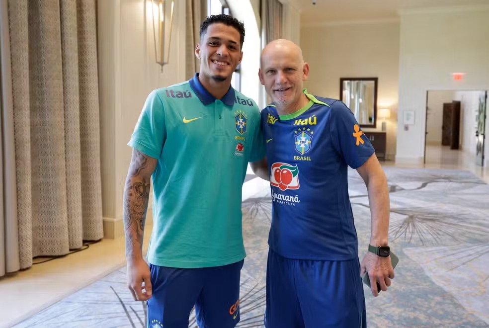 Robert e Taffarel - Seleção Brasileira