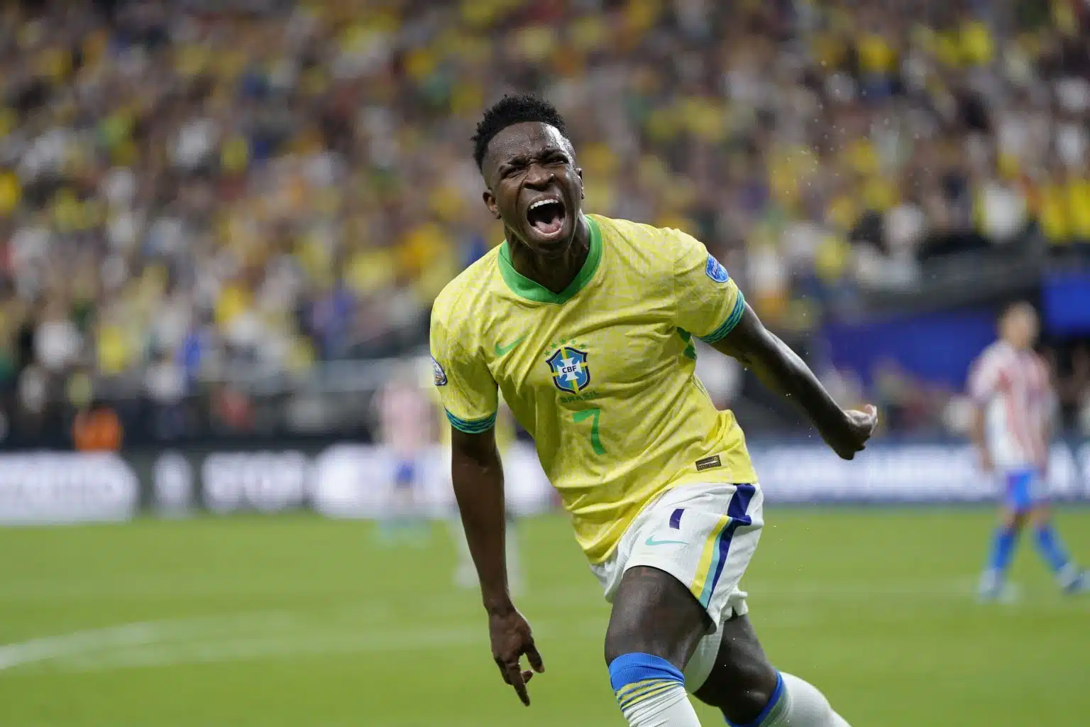 Seleção Brasileira: Vini Jr marca duas vezes - Paraguai 1 x 4 Brasil