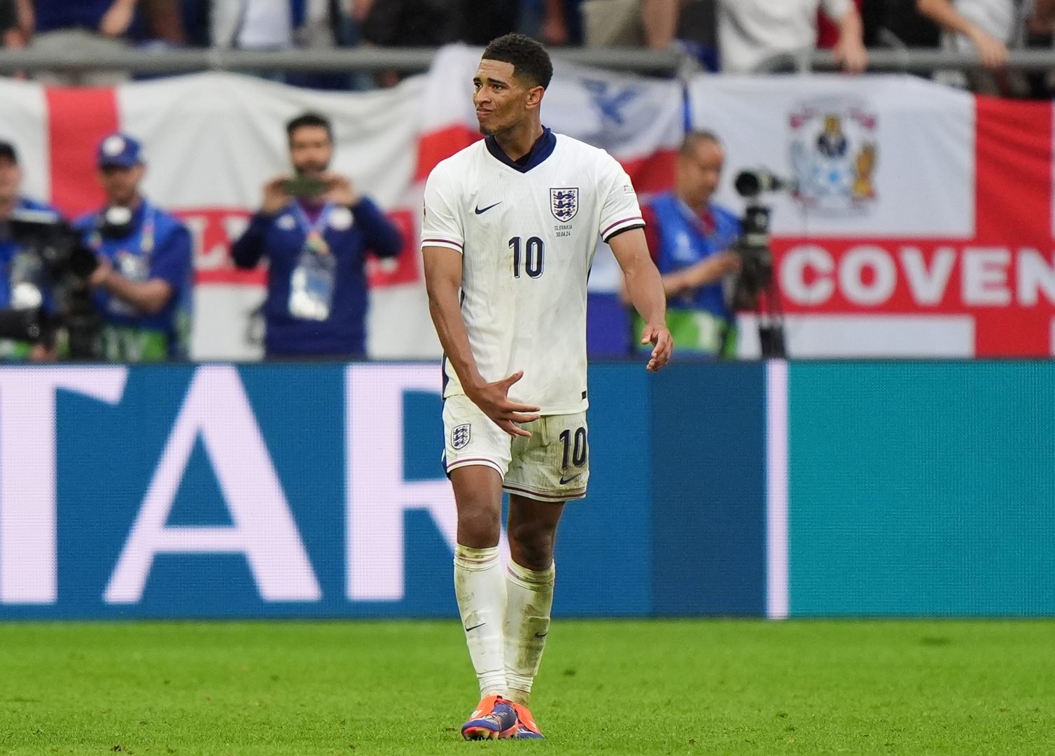 Jude Bellingham Gesto polêmico Inglaterra - Eurocopa