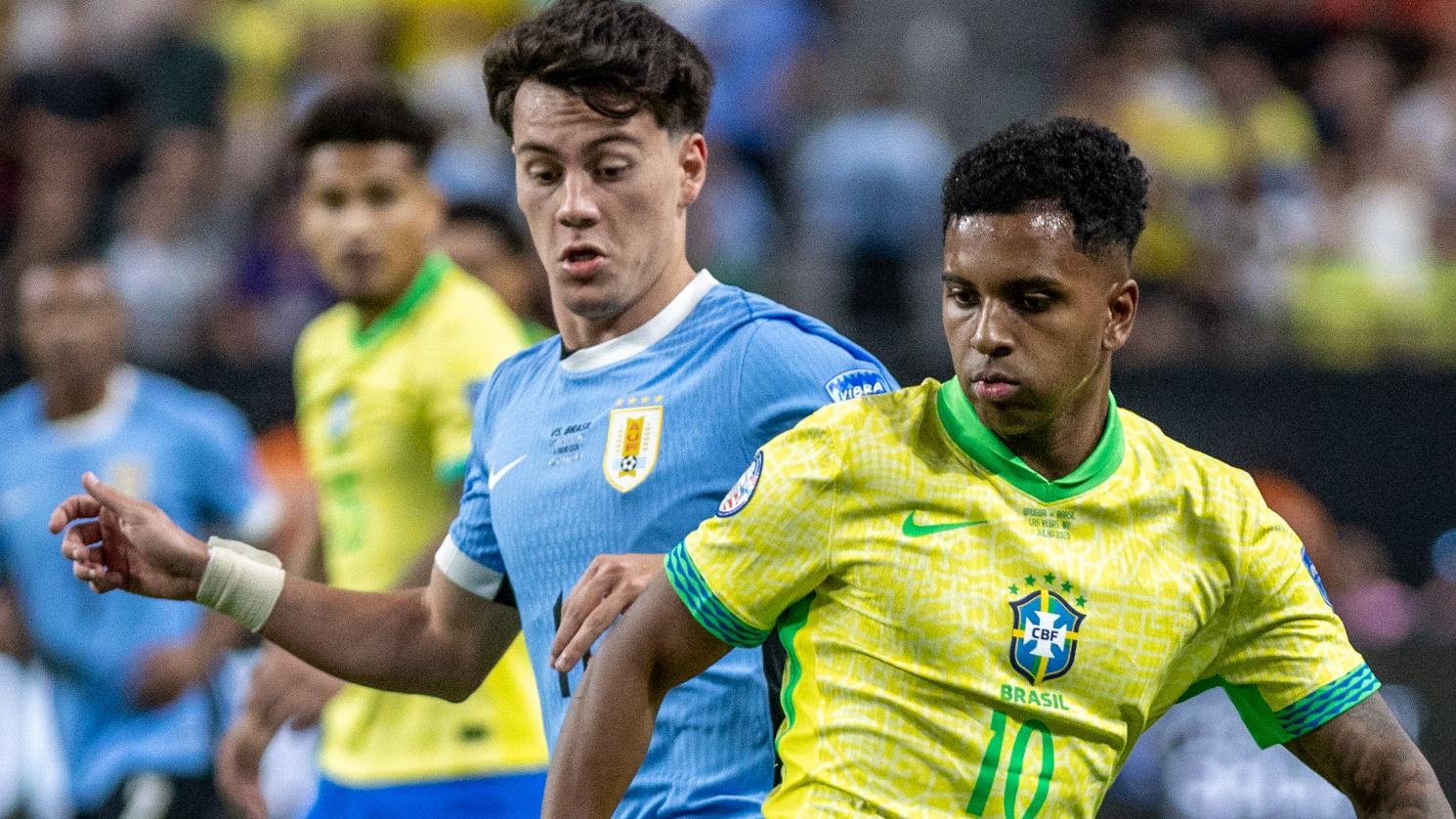 Brasil 0(2) x (4)0 Uruguai